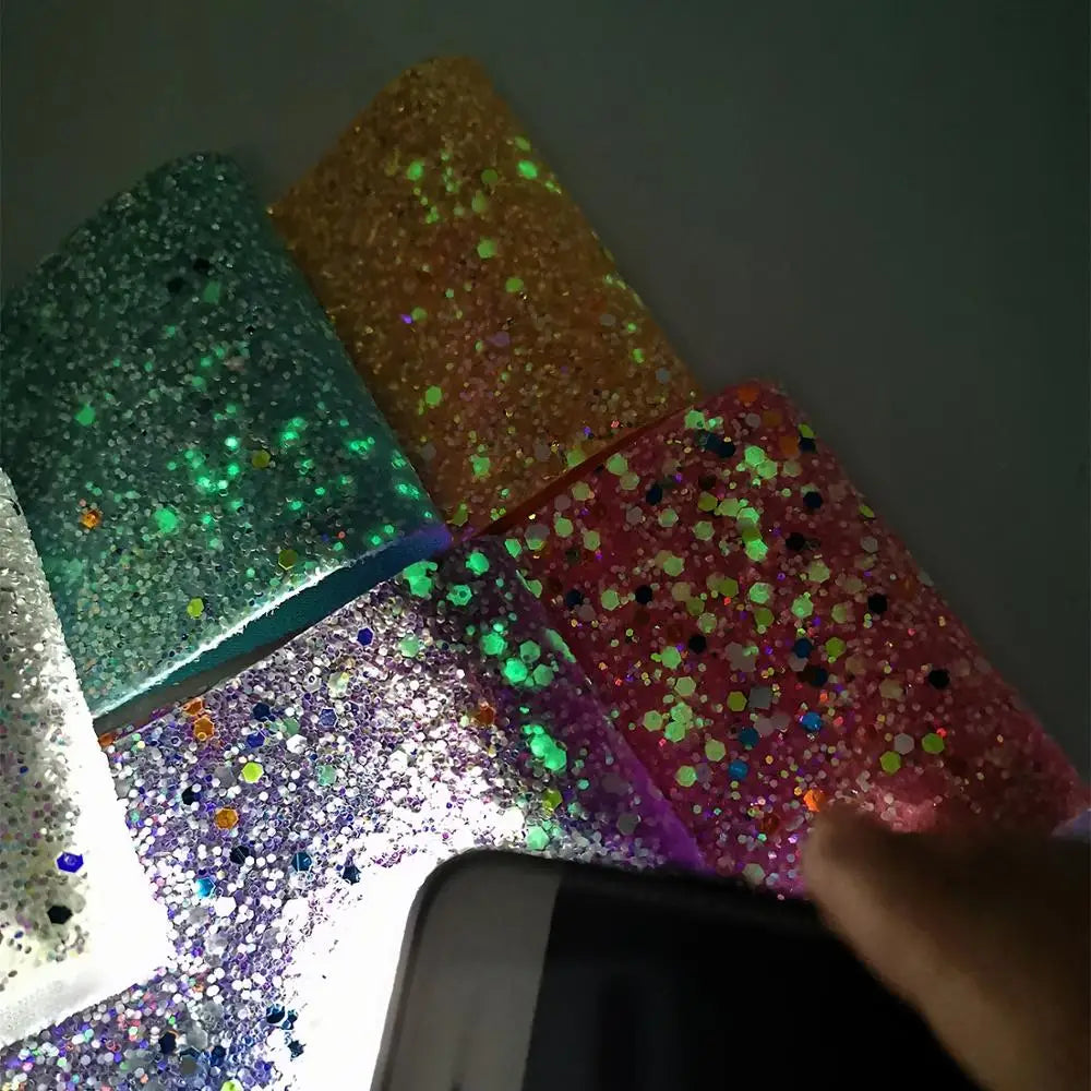 Glowing 7" Cheer Hair Bow