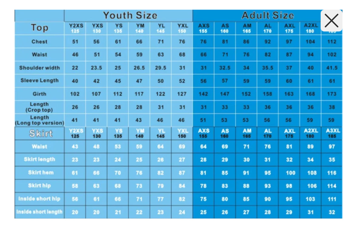 Rhinestone Practice Wear Set