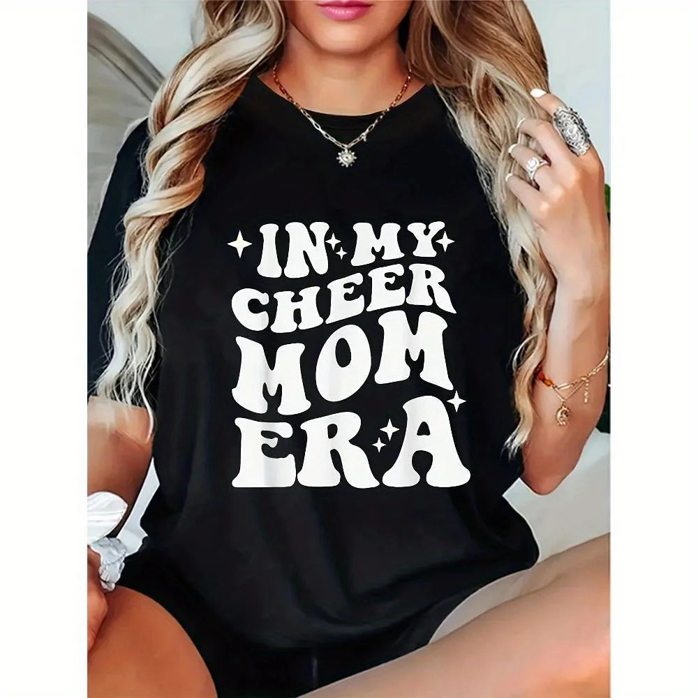 n My Cheer Mom Era Graphic T-Shirt