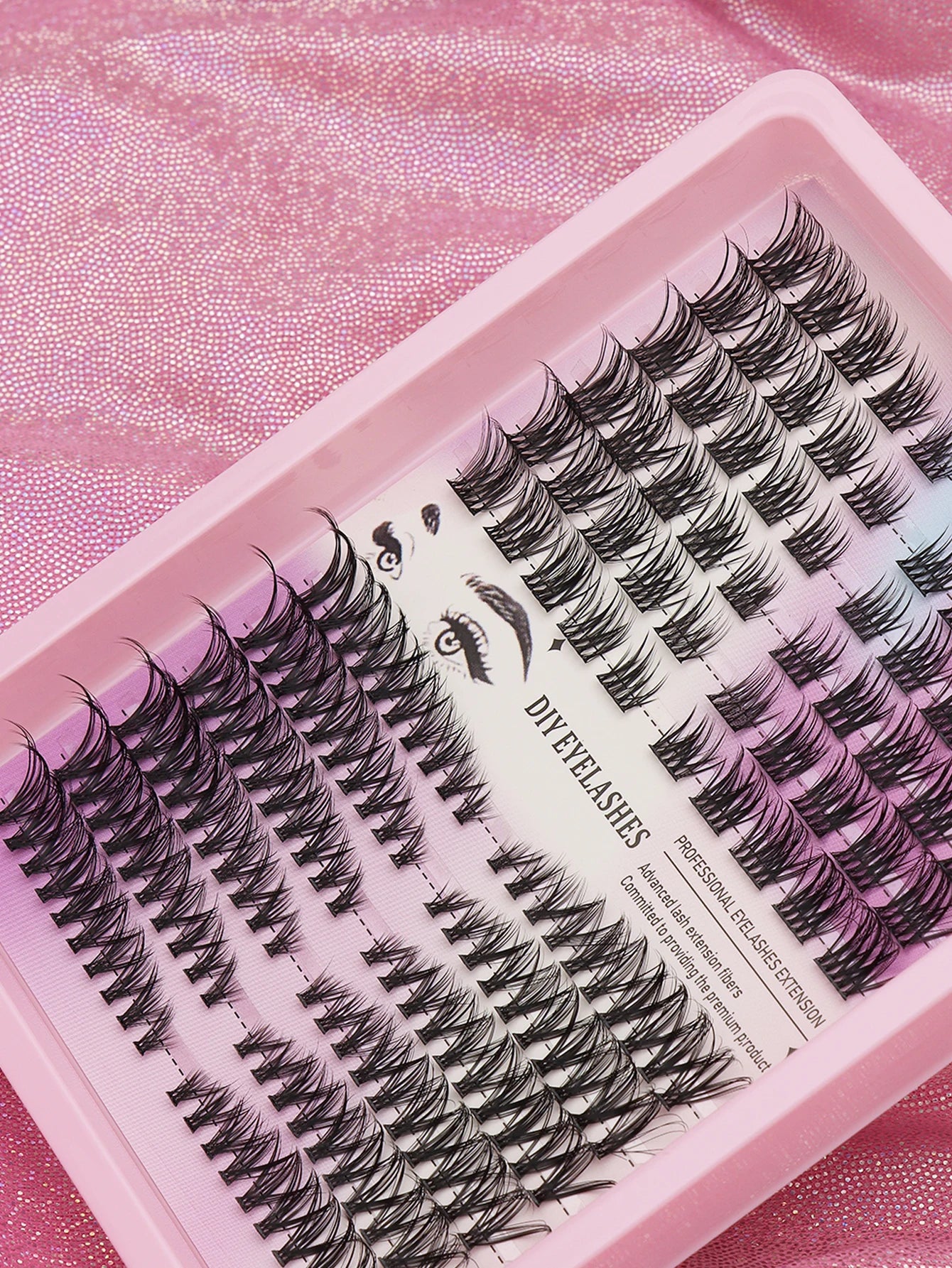 180 cluster mixed personalized eyelashes for Cheerleaders