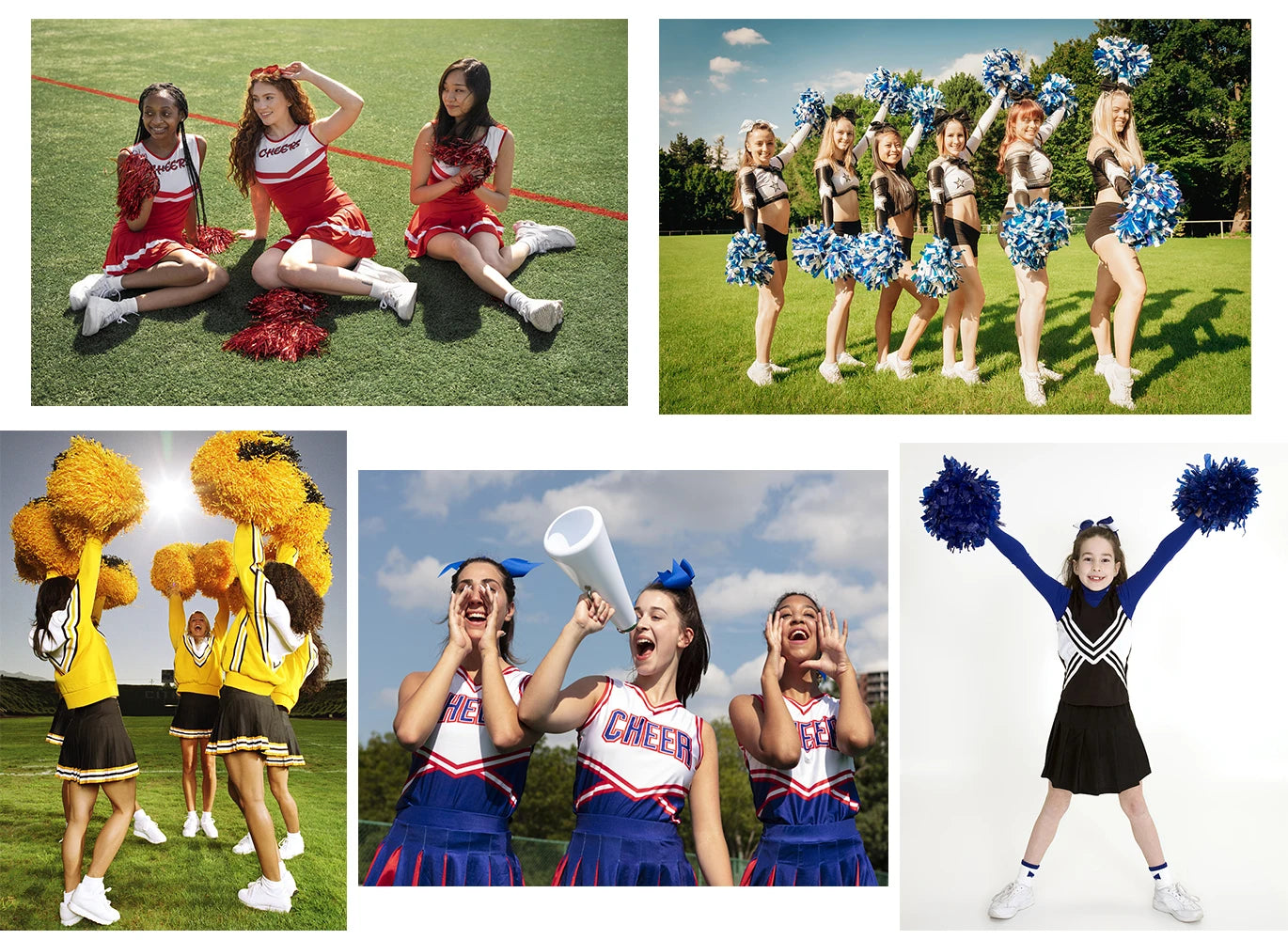 Girls White High Top Cheerleading Shoes