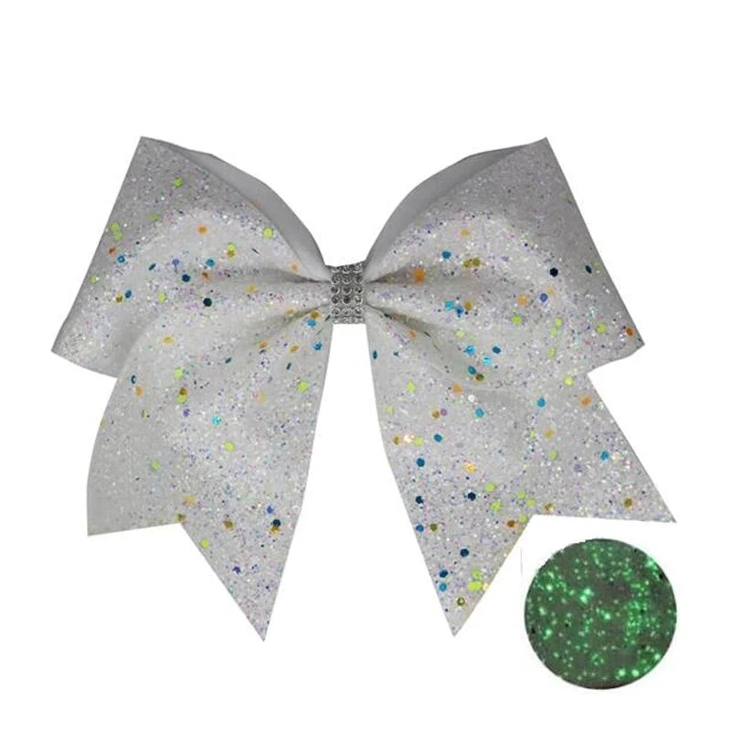 Glowing 7" Cheer Hair Bow