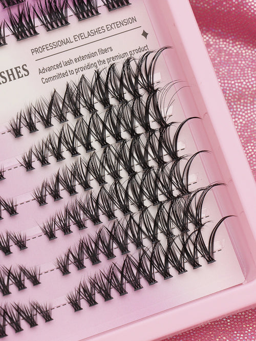 180 cluster mixed personalized eyelashes for Cheerleaders