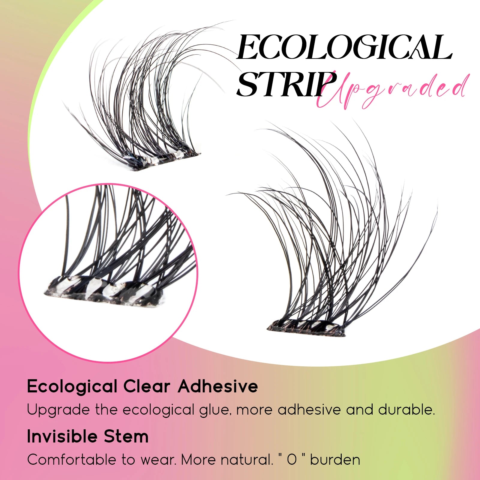 Self Adhesive Cluster Lashes