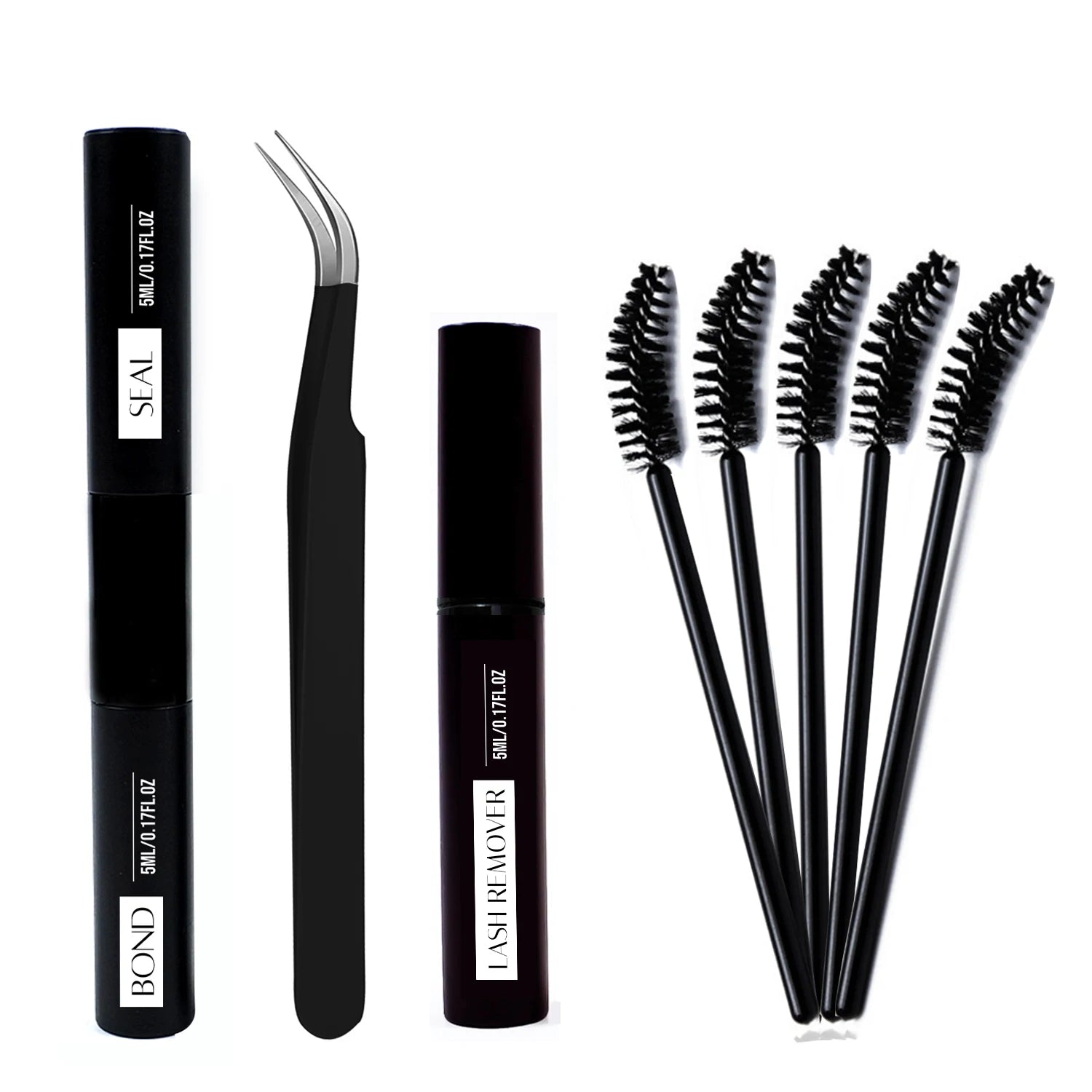 Lash Cluster Kit with Lash Glue Remover and Tweezers