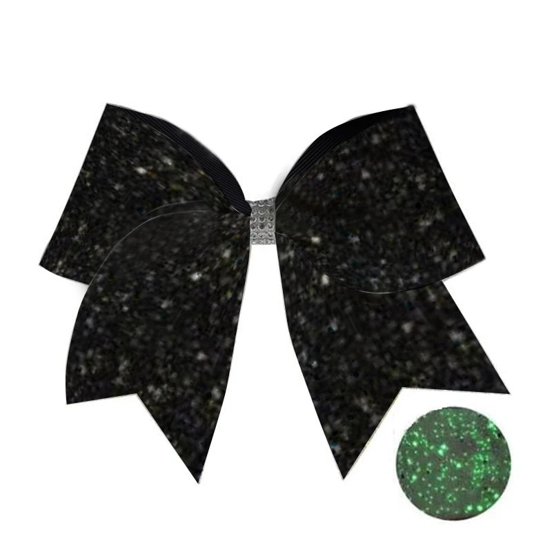 Glowing 7" Cheer Hair Bow