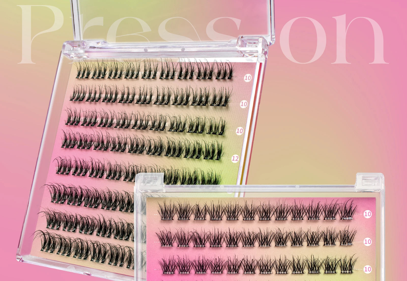 Self Adhesive Cluster Lashes