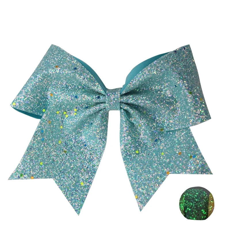 Glowing 7" Cheer Hair Bow