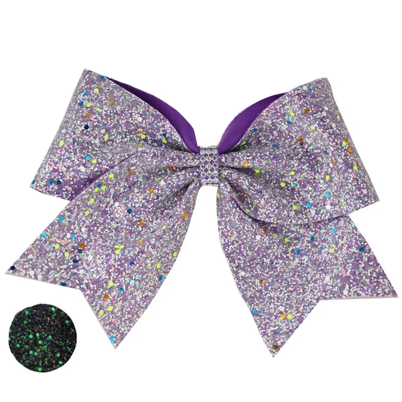 Glowing 7" Cheer Hair Bow