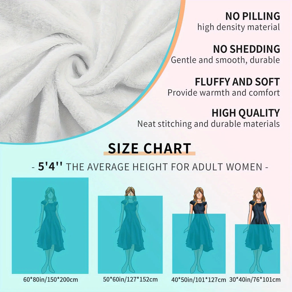 Custom Name Blanket - Personalized Cheerleading Team Design